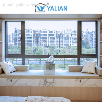  Aluminum Casement French Aluminum Casement Windows Double Glazing Factory